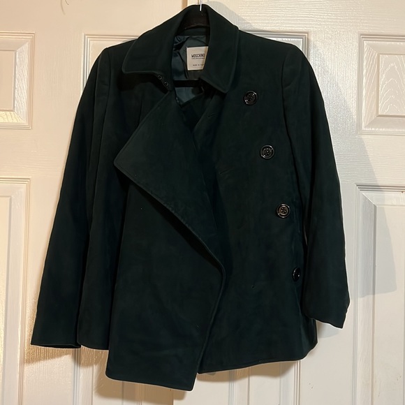 Moschino Vintage Green Peacoat - Picture 2 of 7